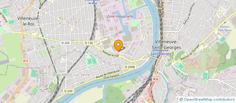 localisation de l'entreprise MTA LOGISTIC à VILLENEUVE-LE-ROI