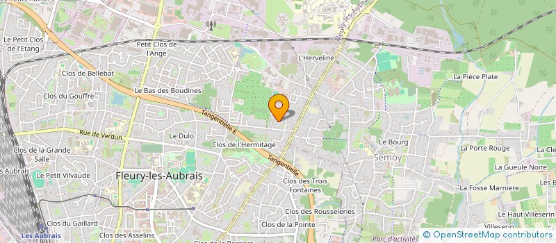 localisation de l'entreprise MTAB CONSULTING à FLEURY-LES-AUBRAIS