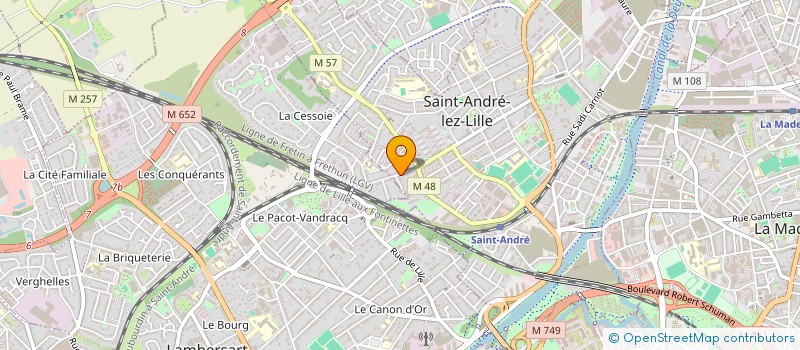 localisation de l'entreprise MTAC  SAINT-ANDRE-LEZ-LILLE