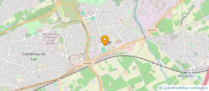 localisation de l'entreprise MTAFJ  LE CRES