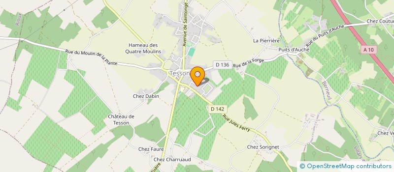 localisation de l'entreprise MTAG  TESSON