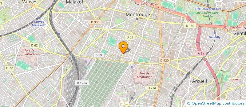 localisation de l'entreprise MTALAM  MONTROUGE