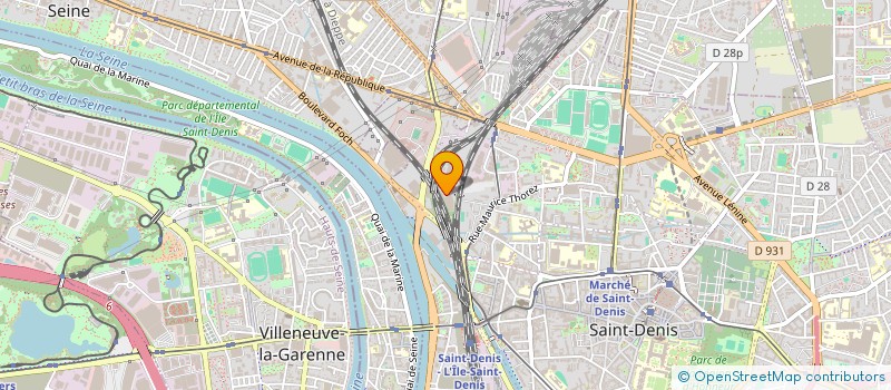 localisation de l'entreprise MTB à SAINT-DENIS