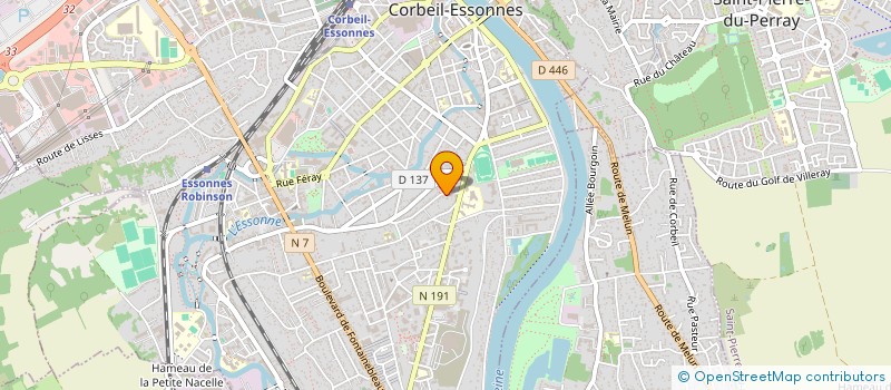 localisation de l'entreprise MTB à CORBEIL-ESSONNES