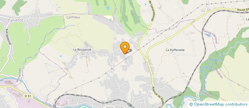 localisation de l'entreprise MTB  CARMAUX