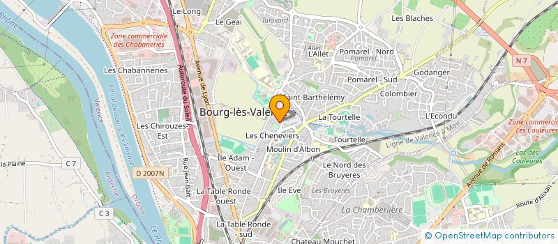 localisation de l'entreprise MTB  BOURG-LES-VALENCE