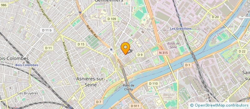 localisation de l'entreprise MTB BATTERIES à GENNEVILLIERS