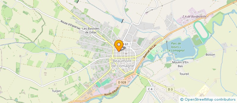 localisation de l'entreprise MTB COMMUNICATION à BEAUMONT-DE-LOMAGNE