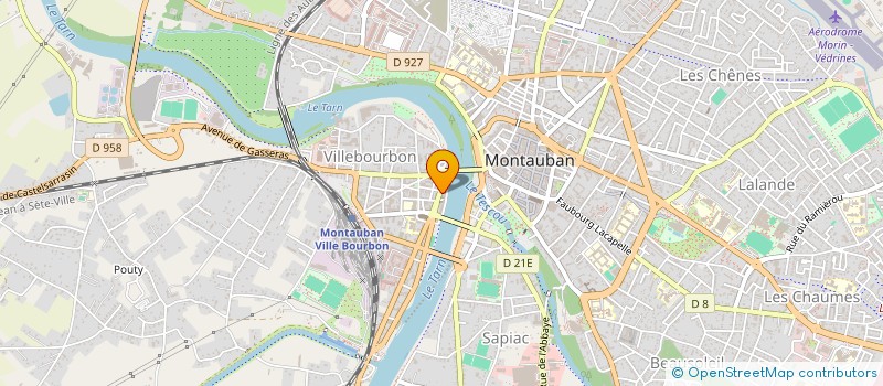 localisation de l'entreprise MTB DIET  MONTAUBAN