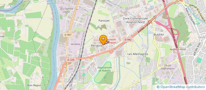 localisation de l'entreprise MTB DISTRIBUTION à LE PONTET