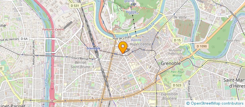 localisation de l'entreprise MTB FRANCE à GRENOBLE