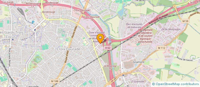 localisation de l'entreprise MTB FRANCE  TOULOUSE