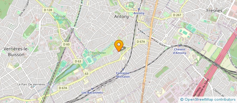 localisation de l'entreprise MTB IDF à ANTONY