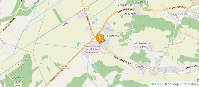 localisation de l'entreprise MTB LEASE  SAINT-CHEF