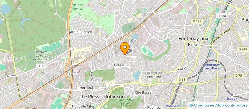 localisation de l'entreprise MTB SANTE à LE PLESSIS-ROBINSON