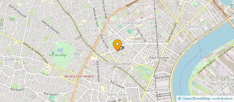 localisation de l'entreprise MTB33 à BORDEAUX