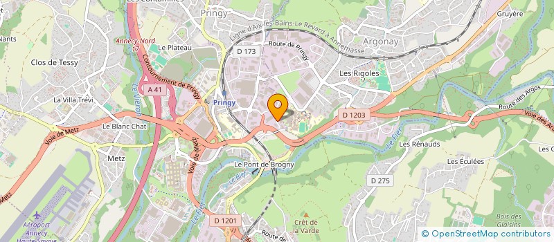 localisation de l'entreprise MTB74 à ANNECY