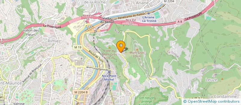 localisation de l'entreprise MTBELLO à NICE