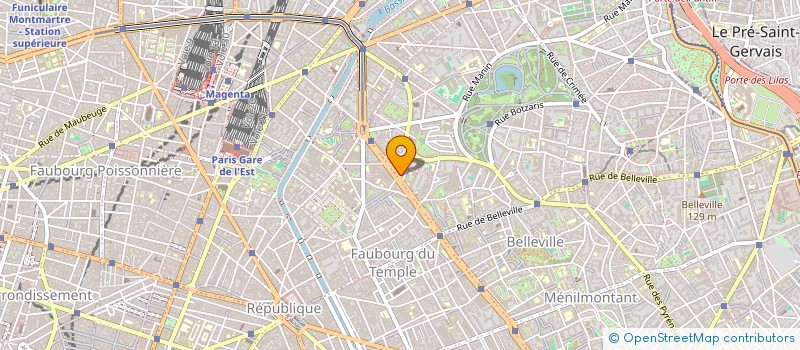 localisation de l'entreprise MTBF SERVICES  PARIS