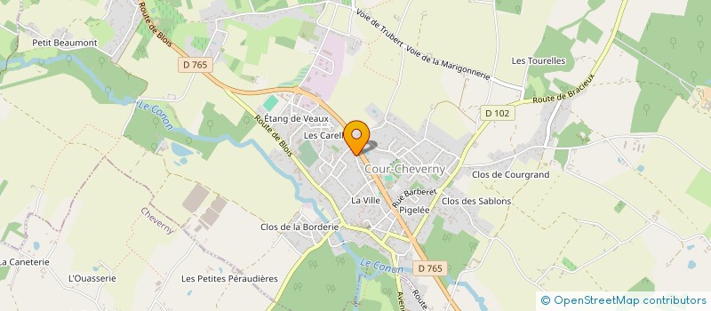 localisation de l'entreprise MTBR  COUR-CHEVERNY