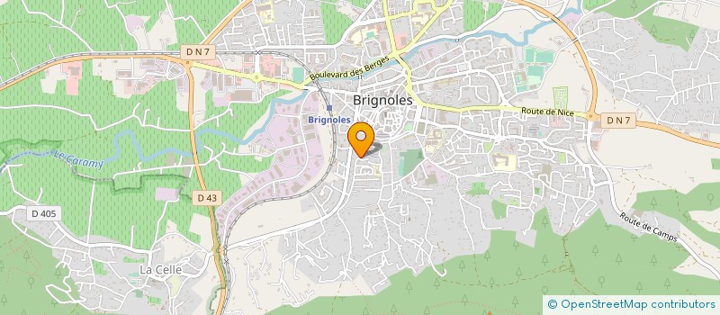localisation de l'entreprise MTC à BRIGNOLES