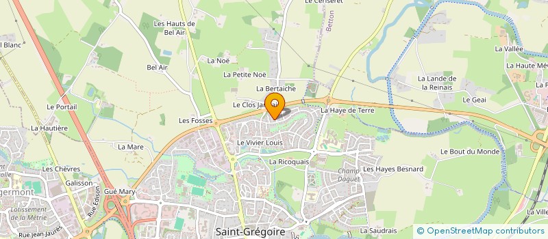 localisation de l'entreprise MTC  SAINT-GREGOIRE