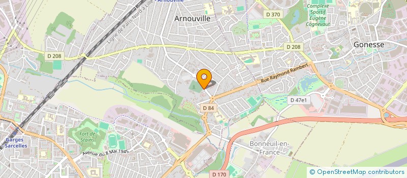 localisation de l'entreprise MTC à ARNOUVILLE