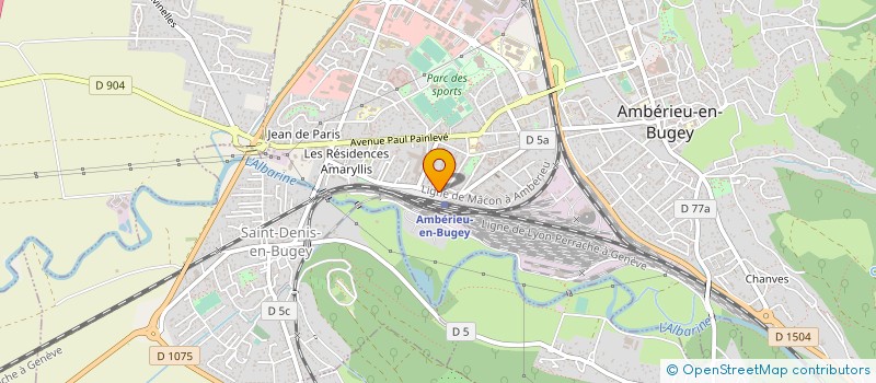 localisation de l'entreprise MTC à AMBERIEU-EN-BUGEY