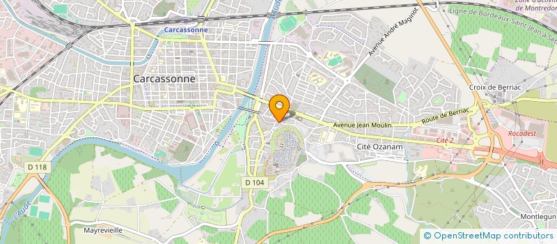 localisation de l'entreprise MTC à CARCASSONNE