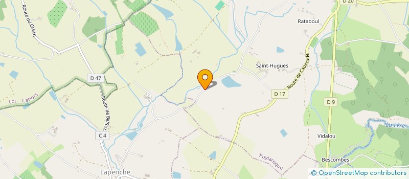 localisation de l'entreprise MTC CONSTRUCTIONS  PUYLAROQUE