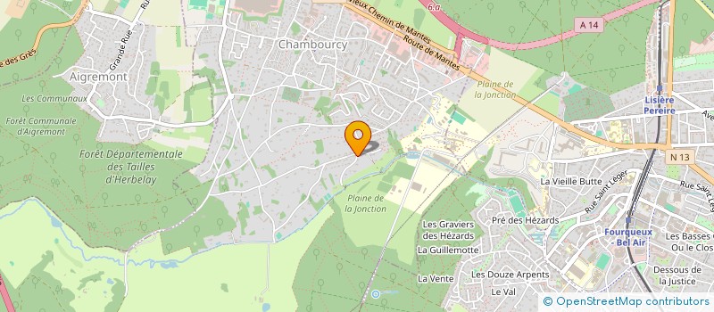 localisation de l'entreprise MTC COOP  CHAMBOURCY