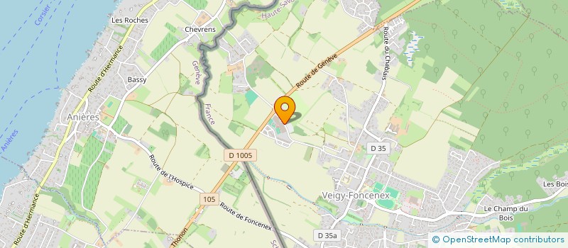 localisation de l'entreprise MTC CREATIONS  VEIGY-FONCENEX