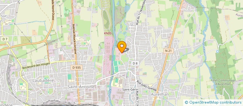 localisation de l'entreprise MTC DALBOS  AUREILHAN