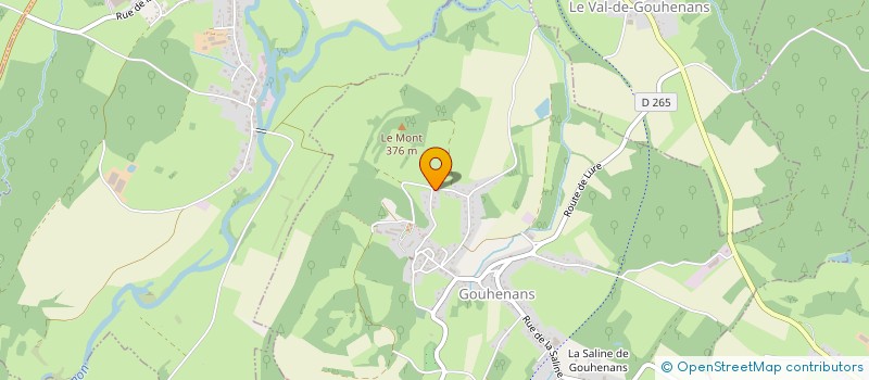 localisation de l'entreprise MTC ENERGIES  GOUHENANS