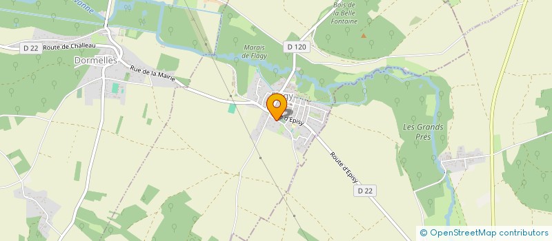 localisation de l'entreprise MTC GARAGE  VILLEBLEVIN