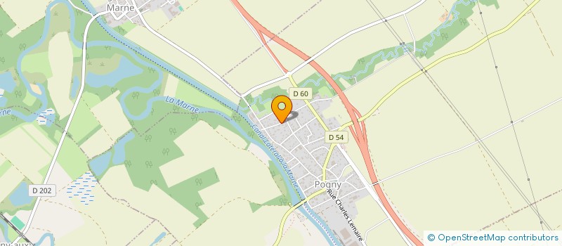 localisation de l'entreprise MTC IMMO  POGNY