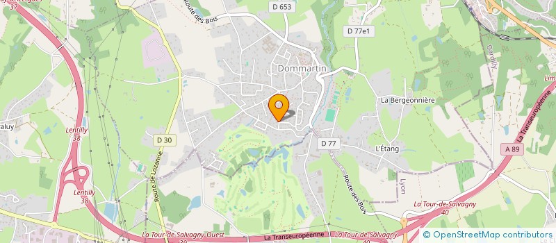 localisation de l'entreprise MTC INVESTISSEMENTS  DOMMARTIN