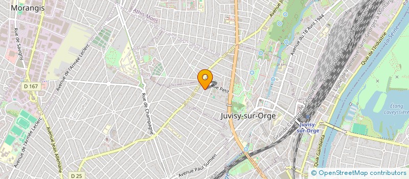 localisation de l'entreprise MTC LES SAVEURS DU PORTUGAL à JUVISY-SUR-ORGE