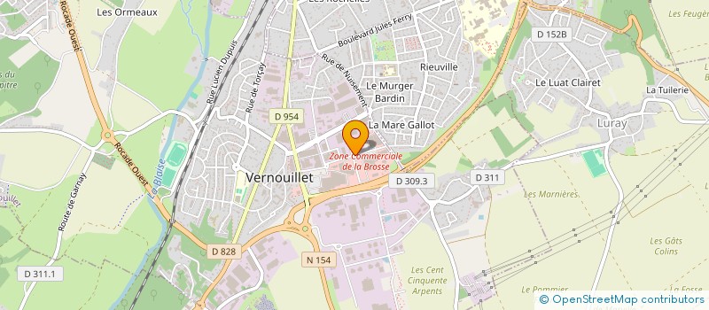 localisation de l'entreprise MTC MARIAGE à VERNOUILLET