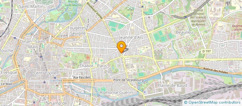 localisation de l'entreprise MTC RENNES  RENNES