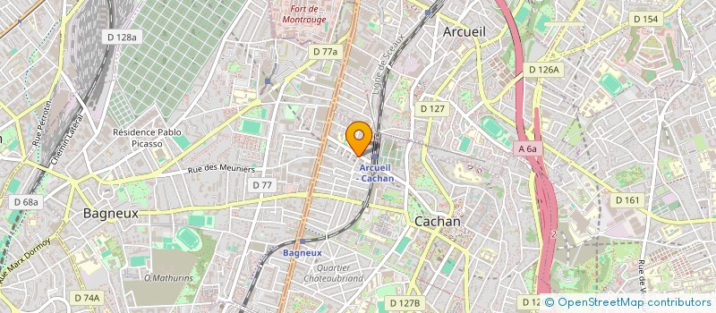 localisation de l'entreprise MTC SERVICES à CACHAN