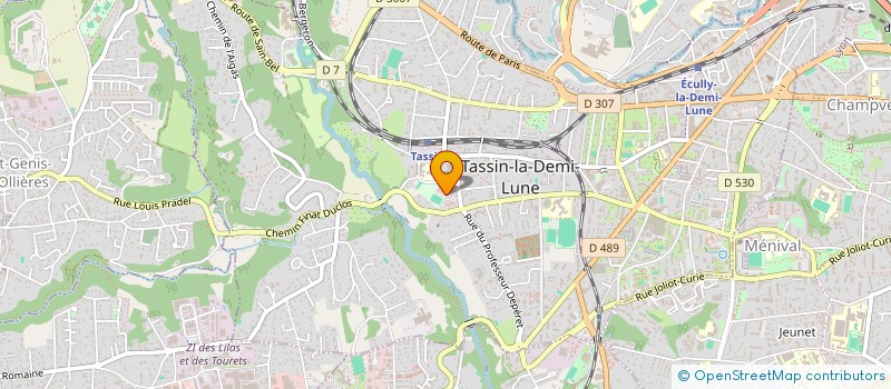 localisation de l'entreprise MTC TRANSAC à TASSIN-LA-DEMI-LUNE