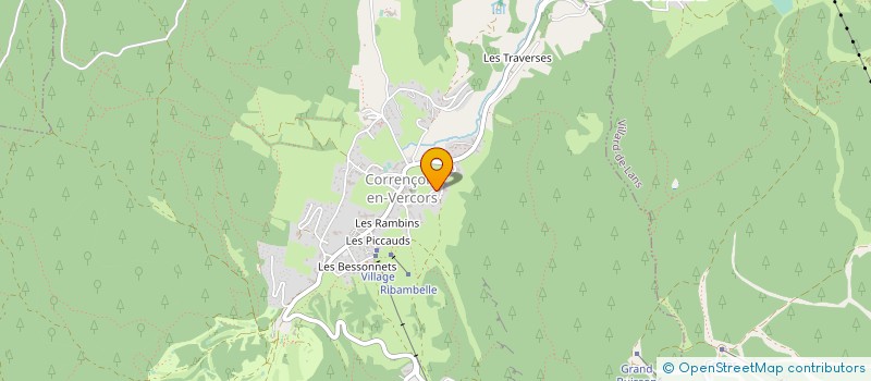 localisation de l'entreprise MTCD  CORRENCON-EN-VERCORS