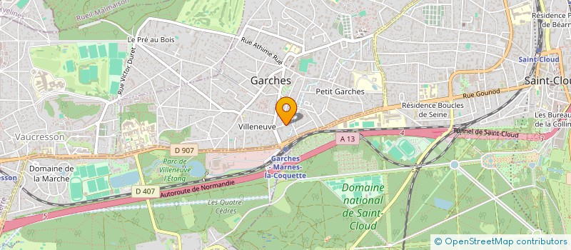 localisation de l'entreprise MTCM à GARCHES