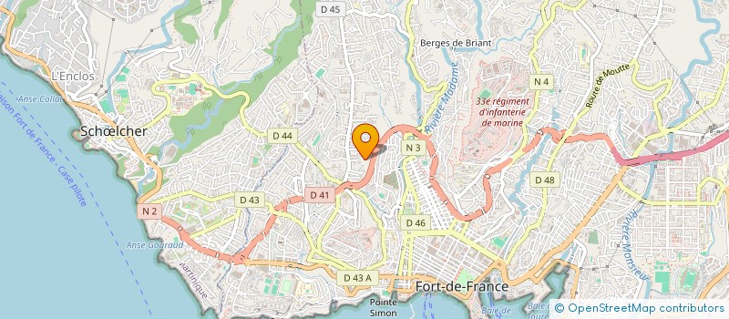 localisation de l'entreprise MTCOM SARL  FORT-DE-FRANCE