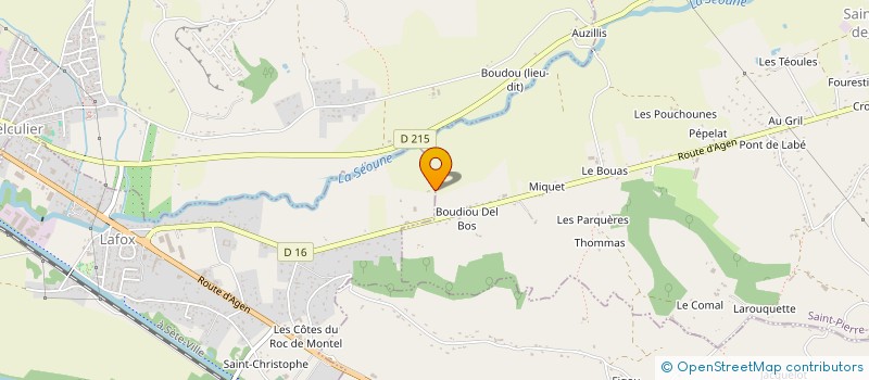 localisation de l'entreprise MTCP  LAFOX