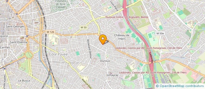 localisation de l'entreprise MTCV à TOULOUSE