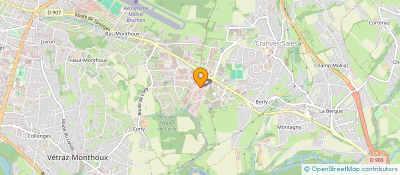 localisation de l'entreprise MTCZ ETANCHE  CRANVES-SALES