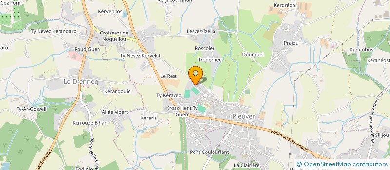 localisation de l'entreprise MTD  SAINT-EVARZEC