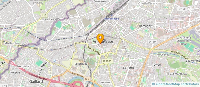 localisation de l'entreprise MTD  AMBILLY